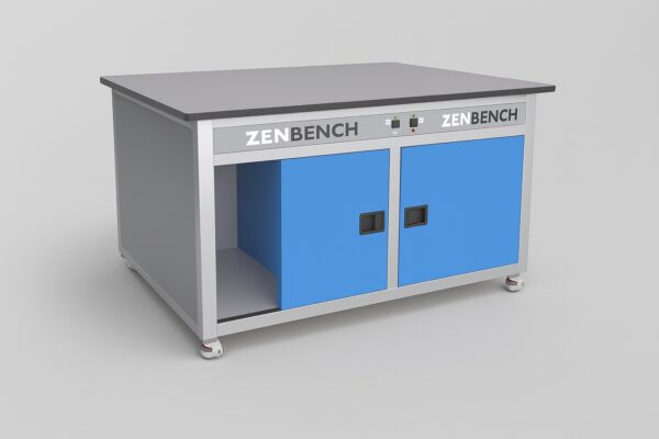 Mesa de laboratorio para LC/MS, GC/MS, ICP/MS con cabina antirruido