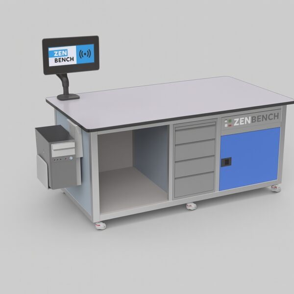 Mesa de laboratorio para LC/MS, GC/MS, ICP/MS con cabina antirruido