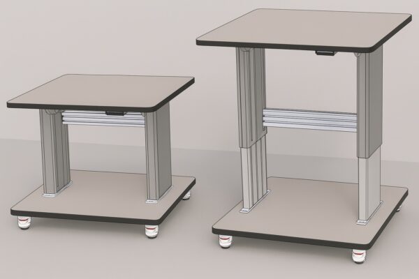 Mesa móvil LC-75 para HPLC y UHPLC con encimera química