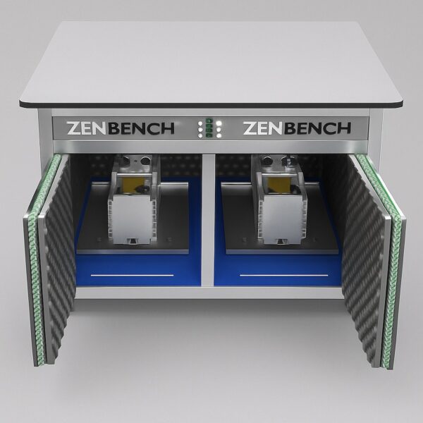 Mesa de laboratorio para LC/MS con cabina antirruido