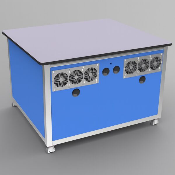 Mesa de laboratorio para LC/MS con cabina antirruido