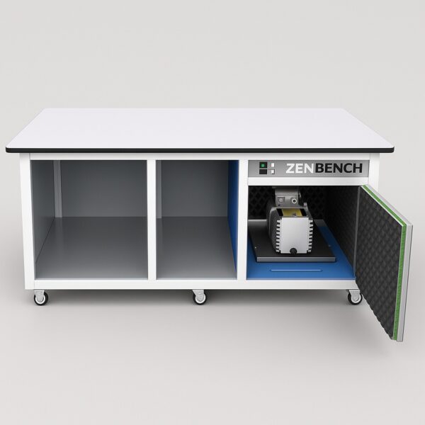 Mesa de laboratorio para LC/MS con cabina antirruido