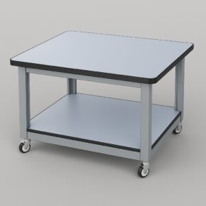 Mesa móvil DESK120 para escritorio con encimera química